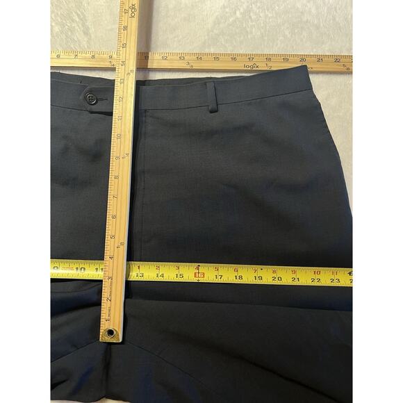 Jos A Bank Traveler Mens 52L 40x32 Solid Navy Blue 2 Piece Suit Tailored Fit - Picture 14 of 16